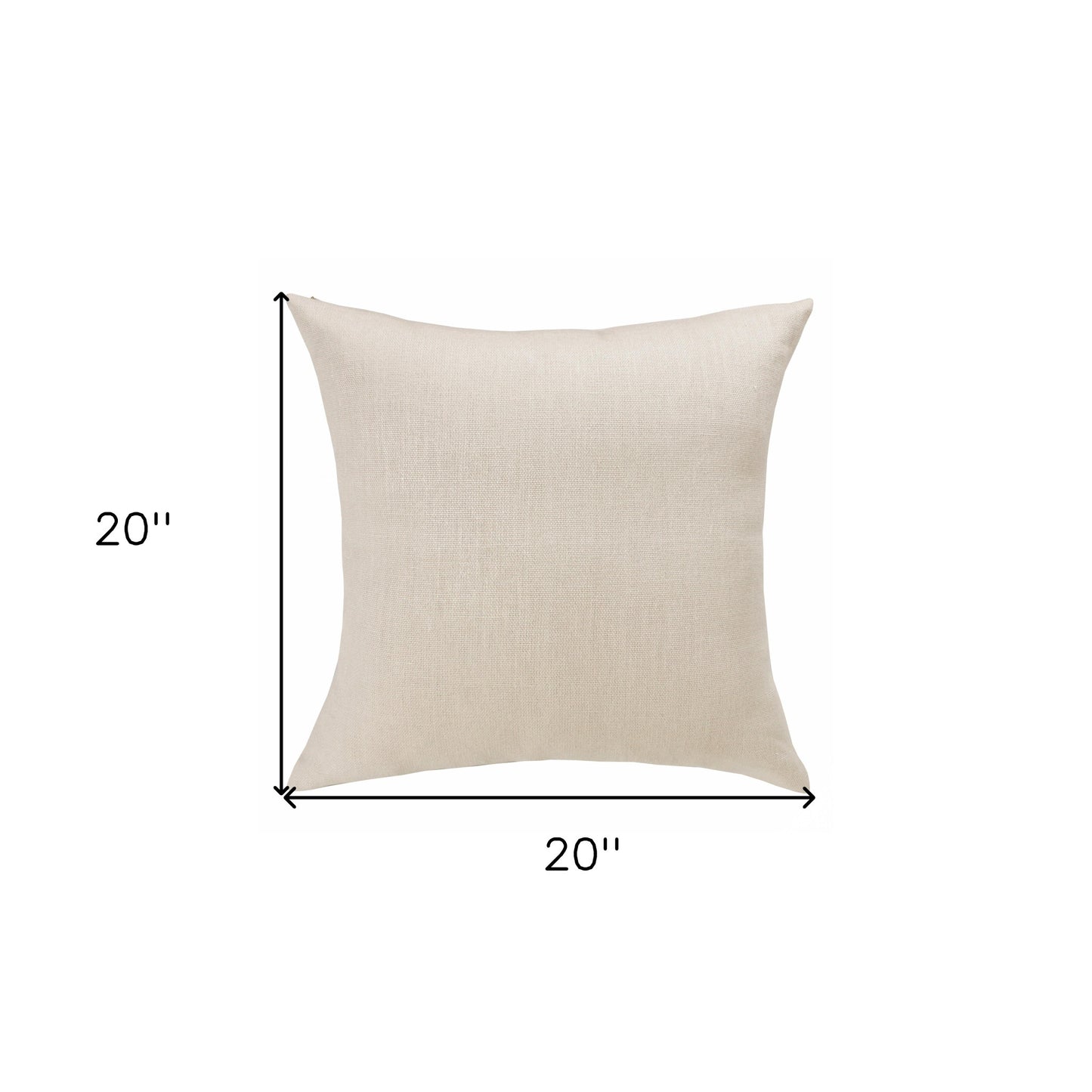 Cream Linen Pillow