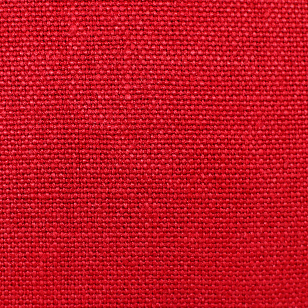 Red Linen Pillow