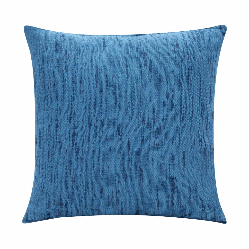 Ocean Blue Linen Pillow