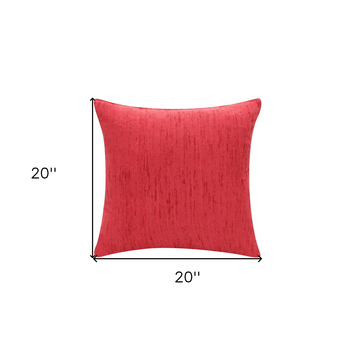 Coral Linen Pillow