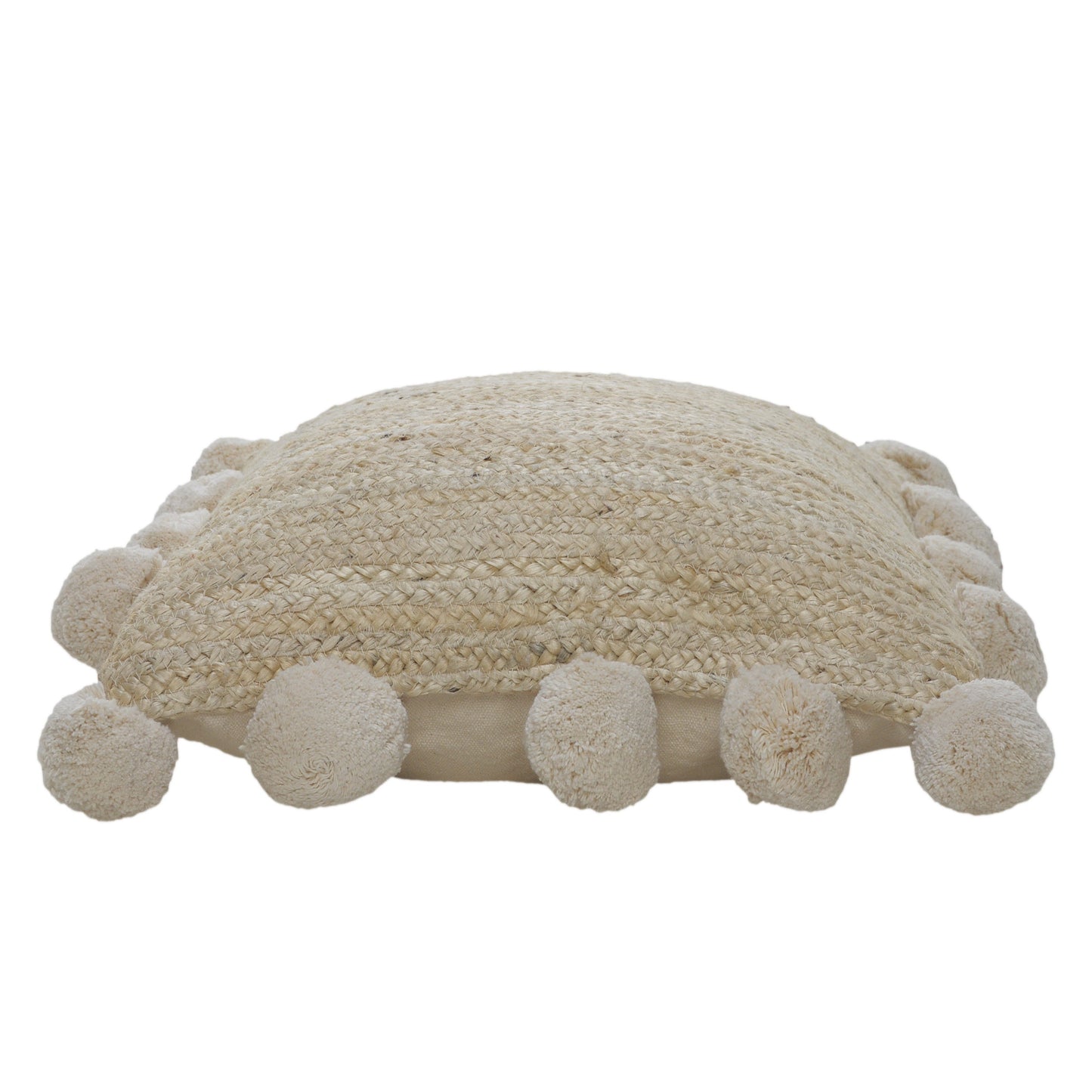Tan Jute Pillow