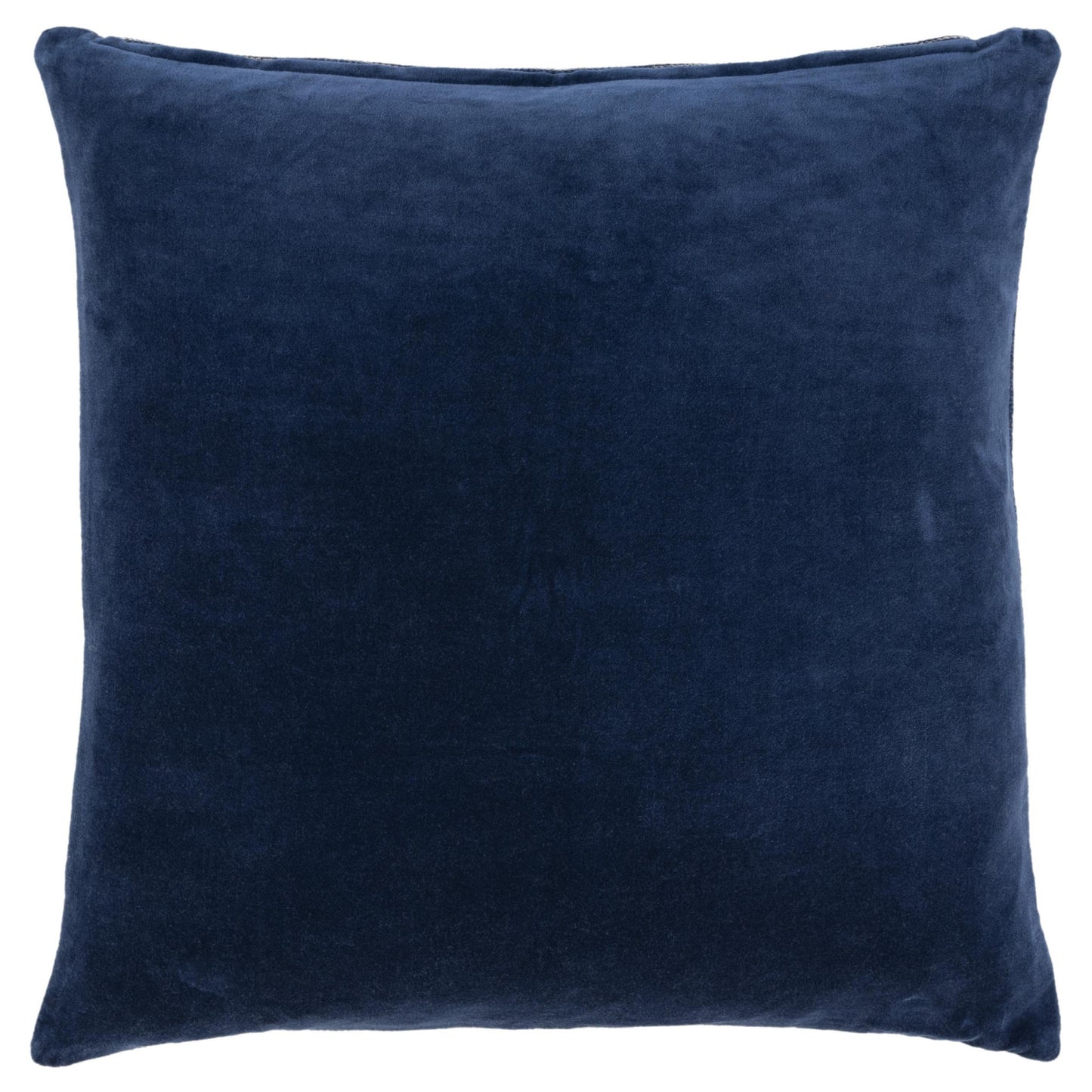 Blue Cotton Blend Pillow