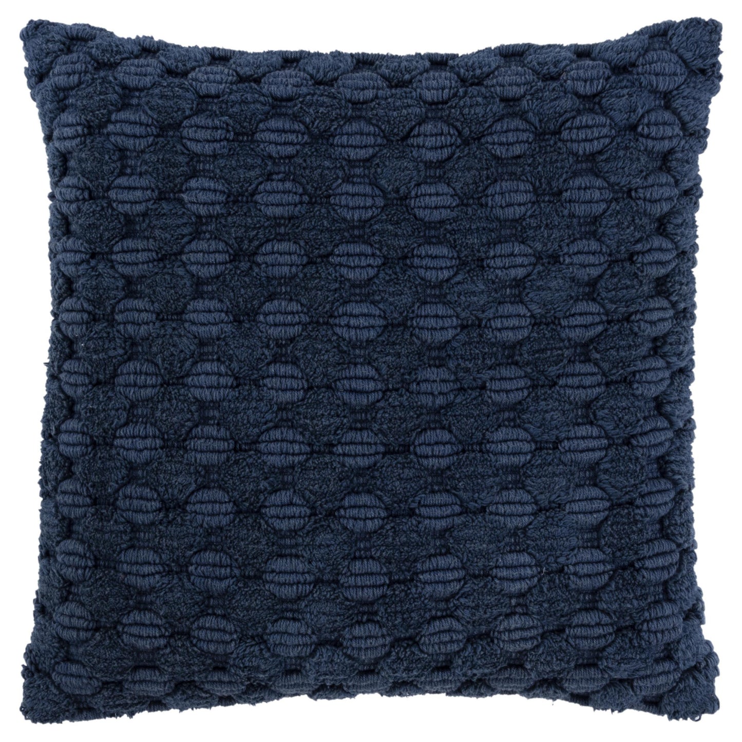 Blue Cotton Pillow w/ Texture