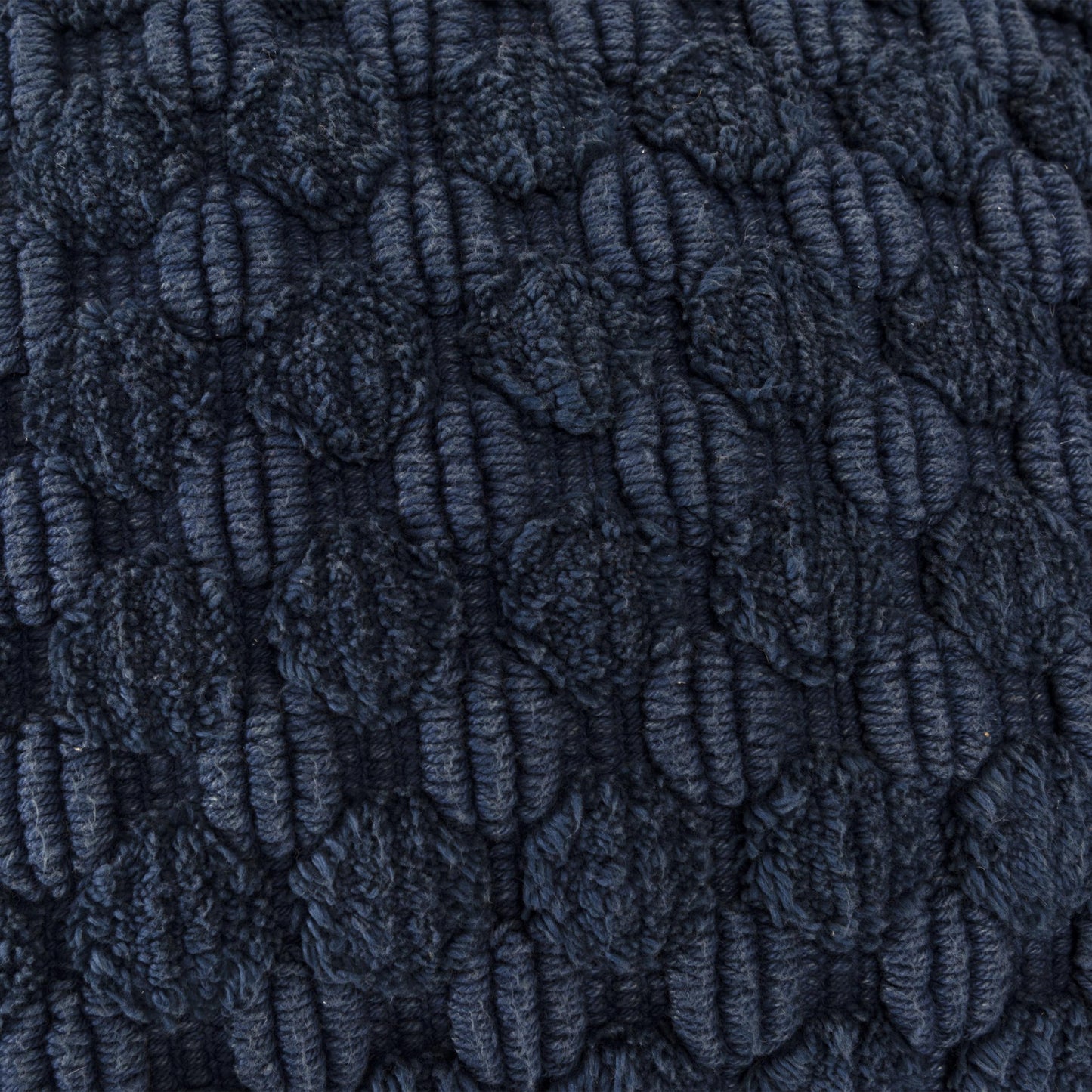 Blue Cotton Pillow w/ Texture