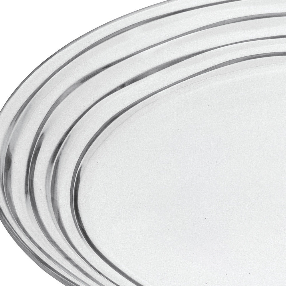 Clear 4-Piece Round Swirl Acrylic Set of 4 Dinner Plate Set