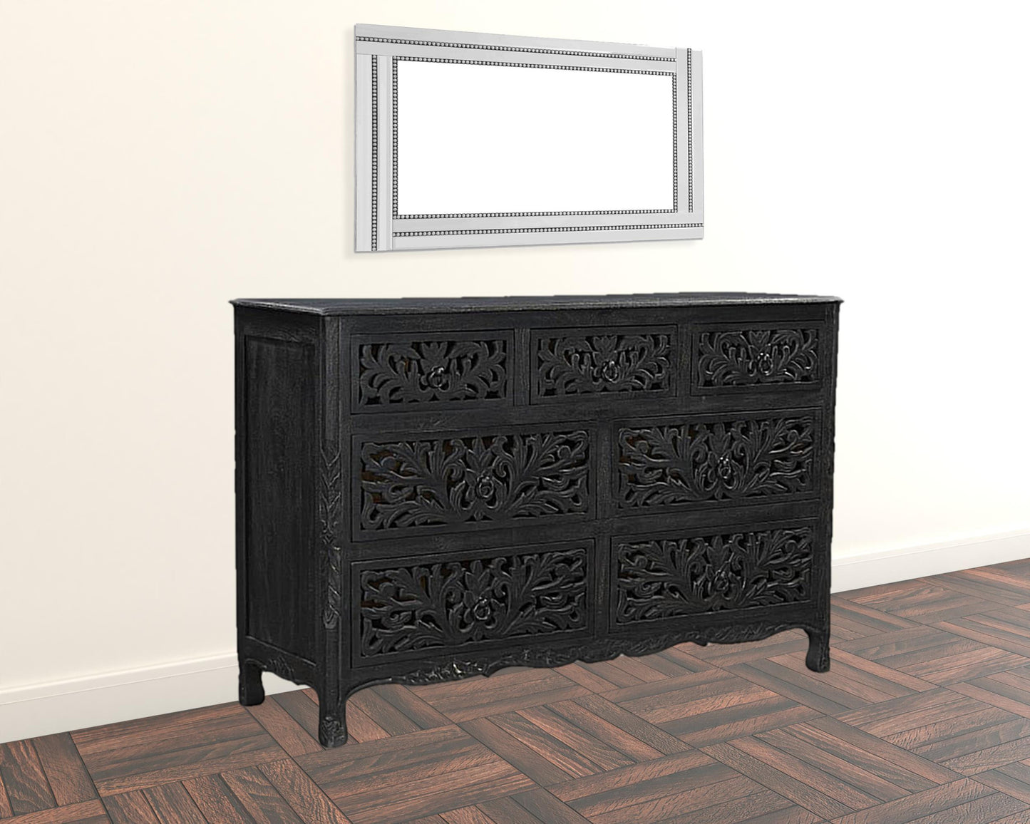 Refined Wenge High Gloss Dresser