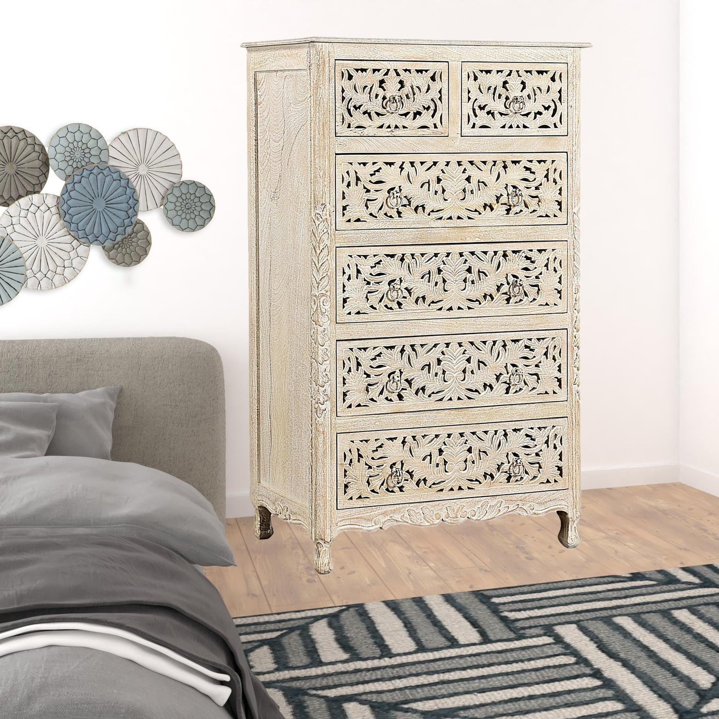 Superb Black High Gloss Dresser