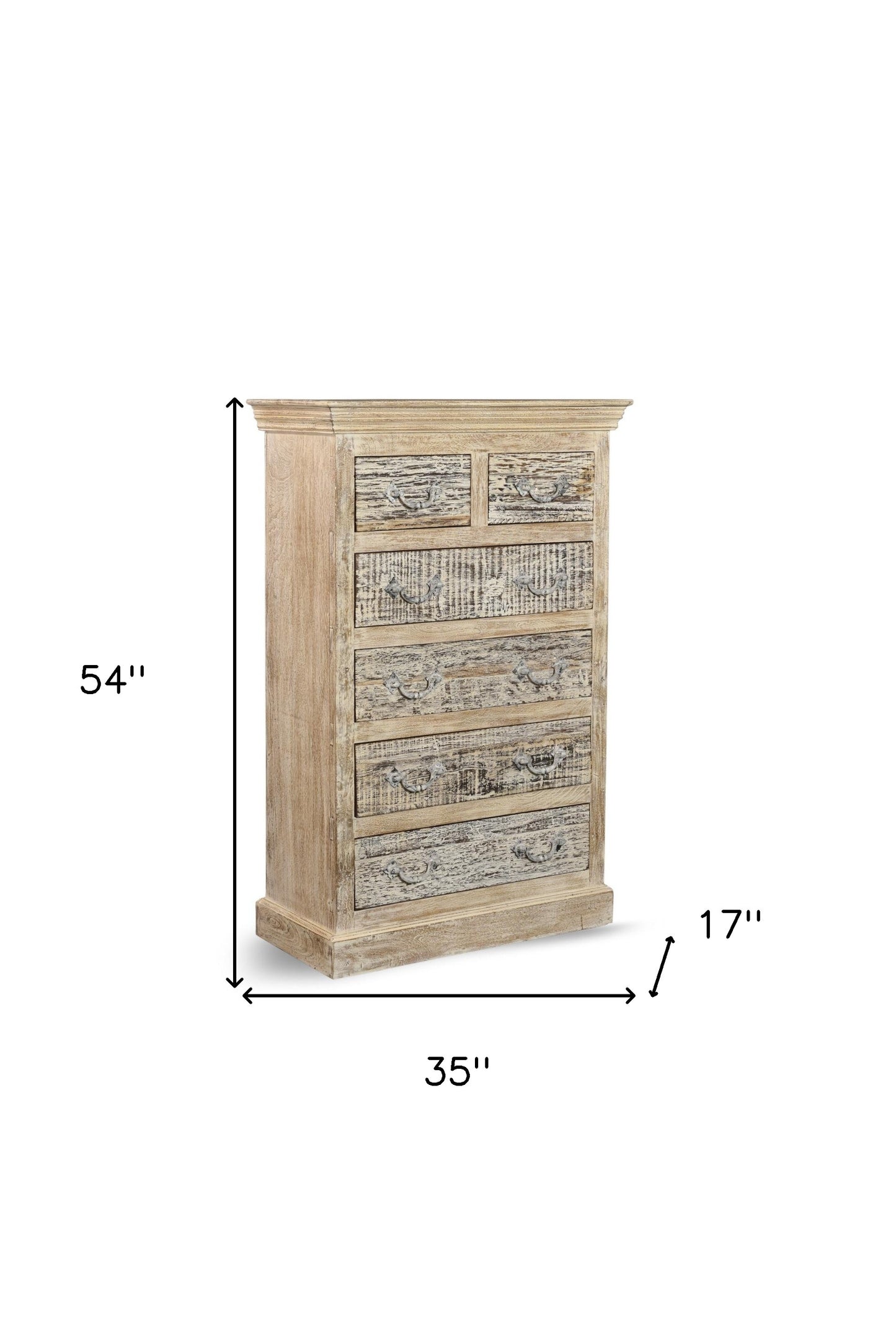 Ivory Pine Wood Dresser