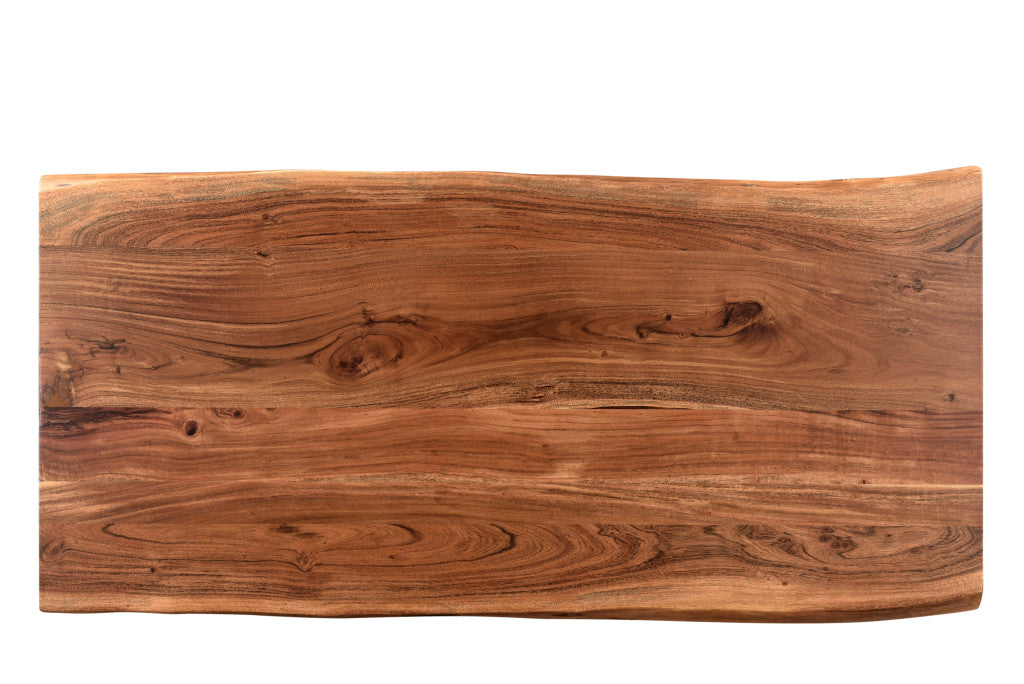 Brown Solid Wood Coffee Table