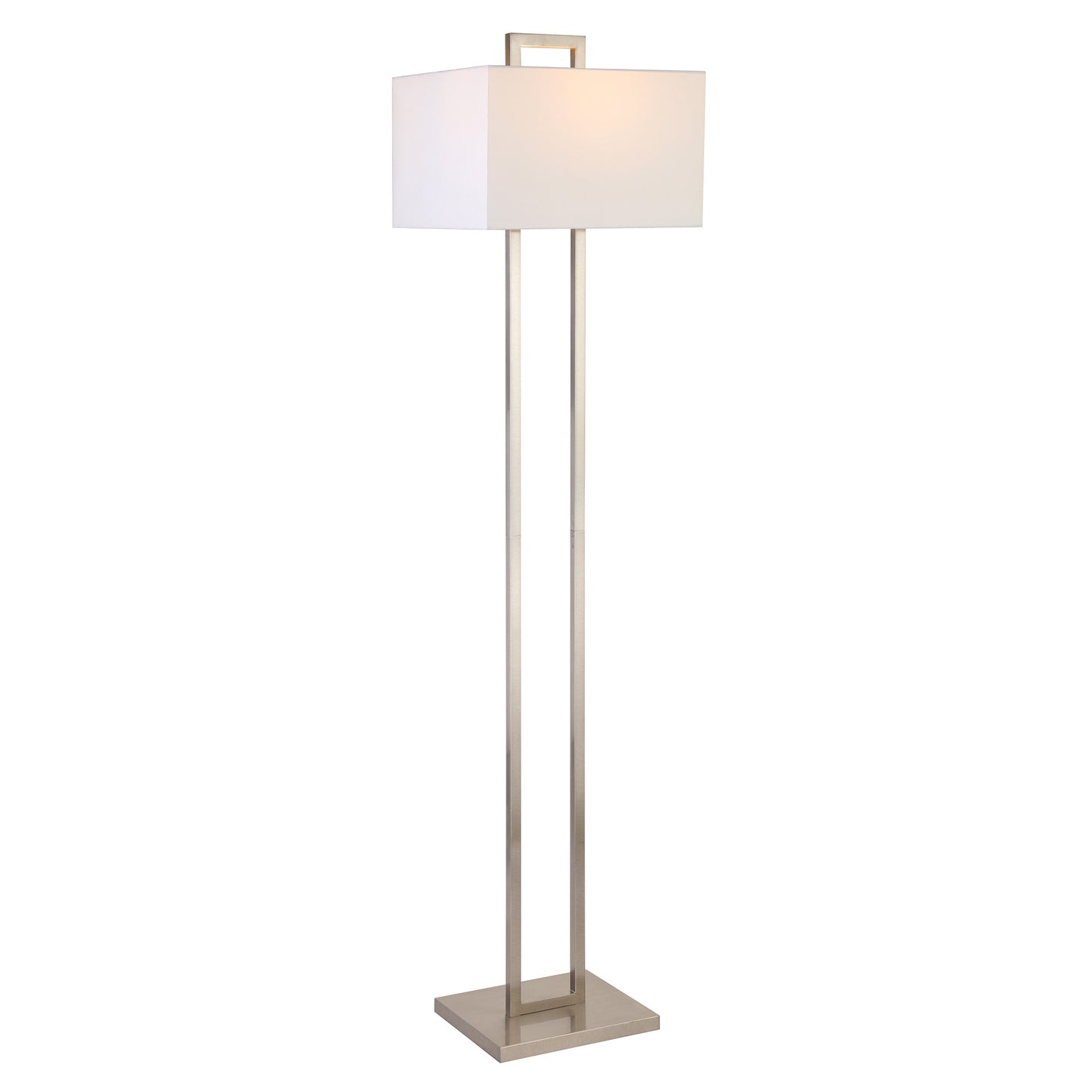 Nickel Floor Lamp w/ Shade
