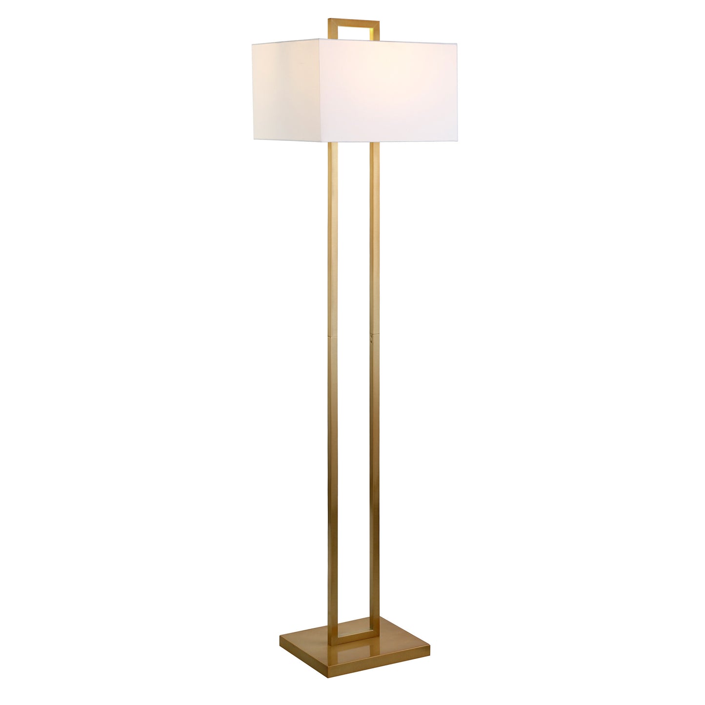 Brass Floor Lamp w/ Shade