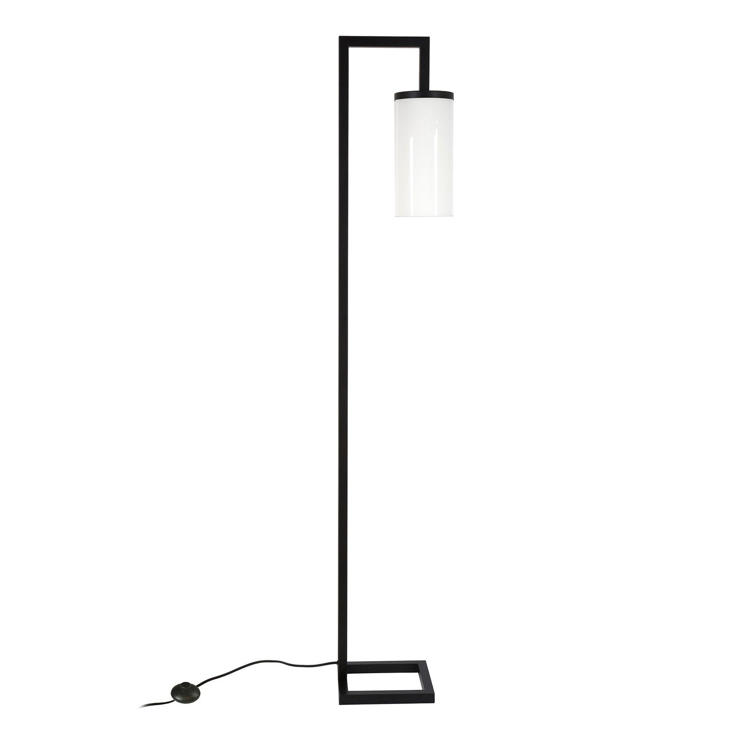 Black Reading Floor Lamp w/ Shade