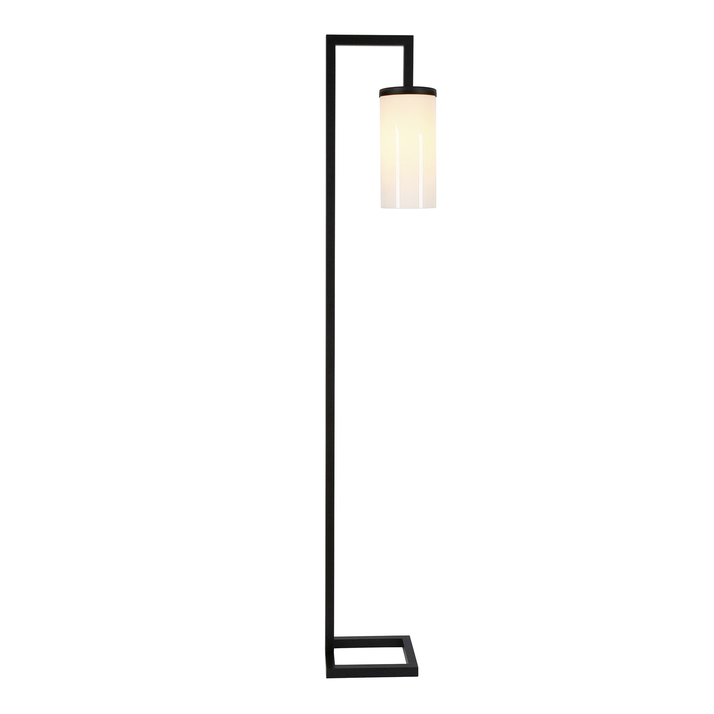 Black Reading Floor Lamp w/ Shade