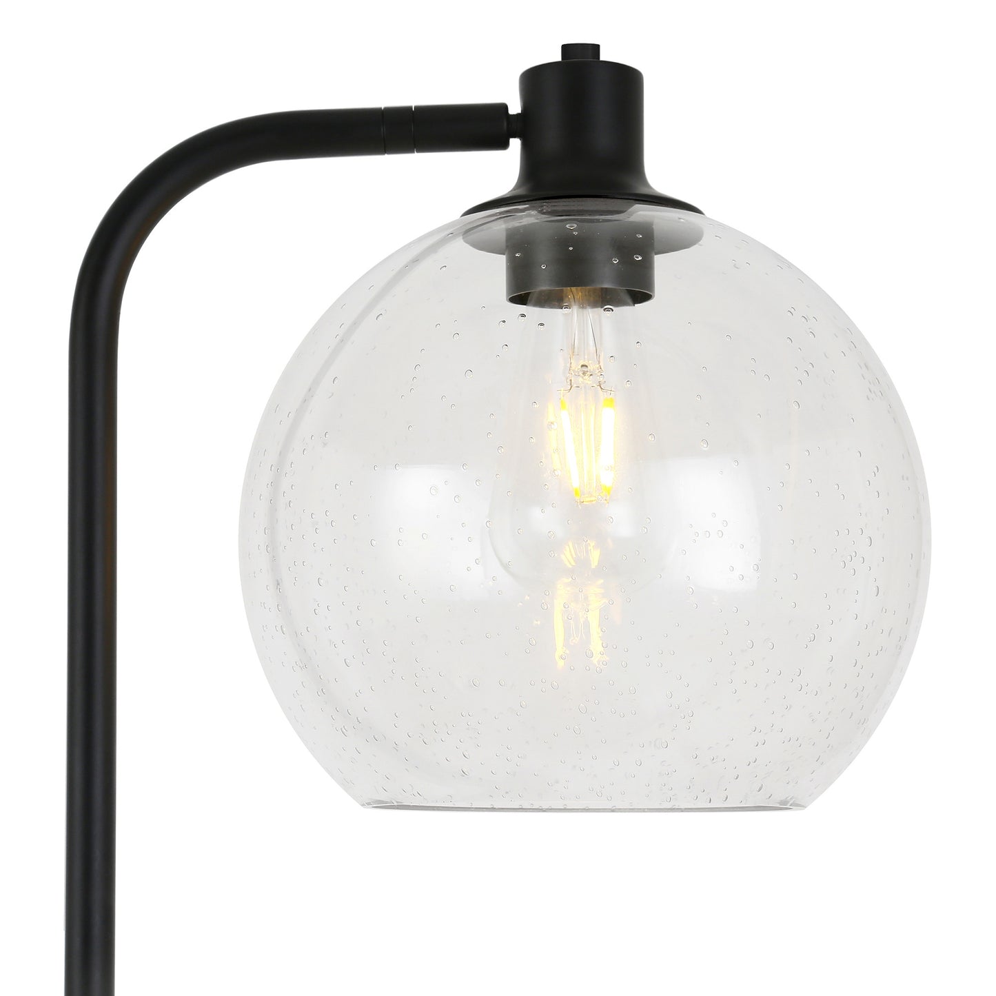Black Adjustable Reading Floor Lamp w/ Shade