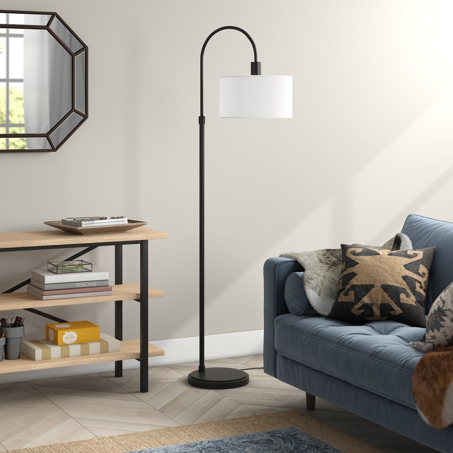 Black Floor Lamp w/ Shade