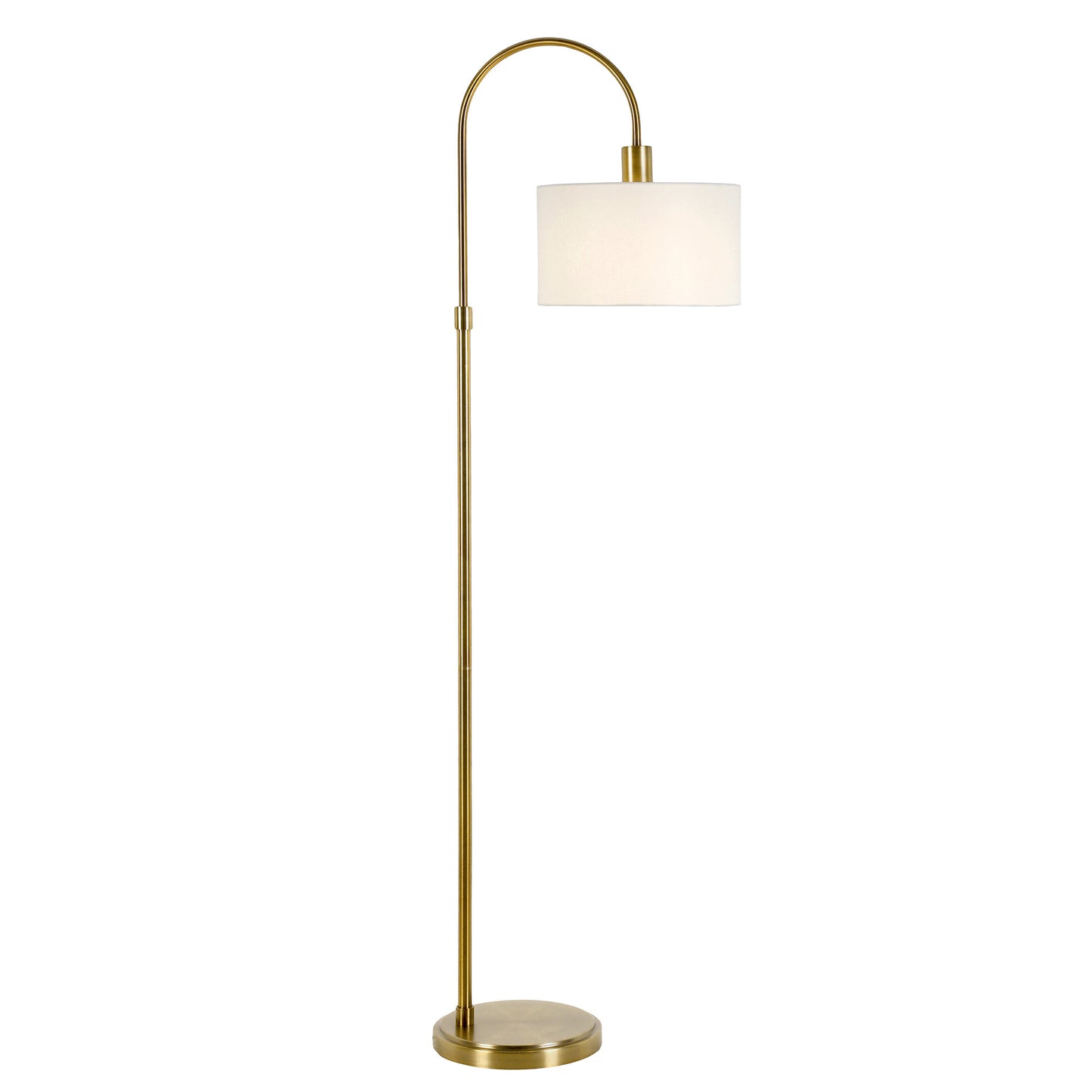 Brass Floor Lamp w/ Shade