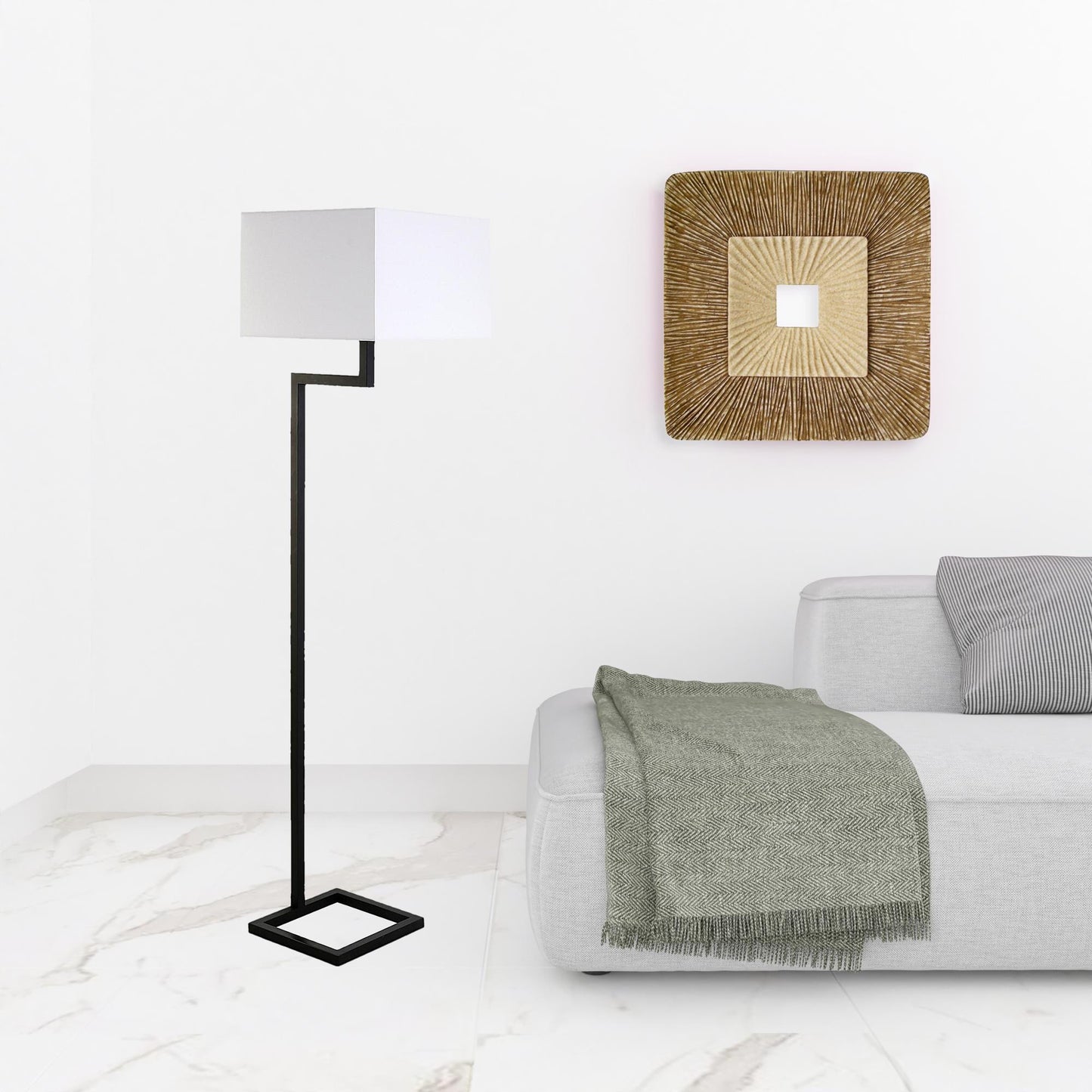 Black Floor Lamp w/ Shade