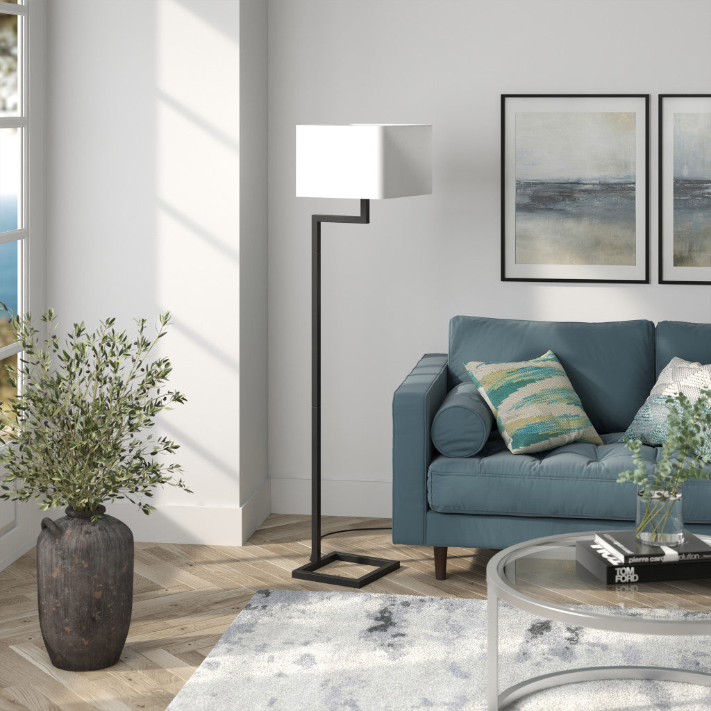 Black Floor Lamp w/ Shade