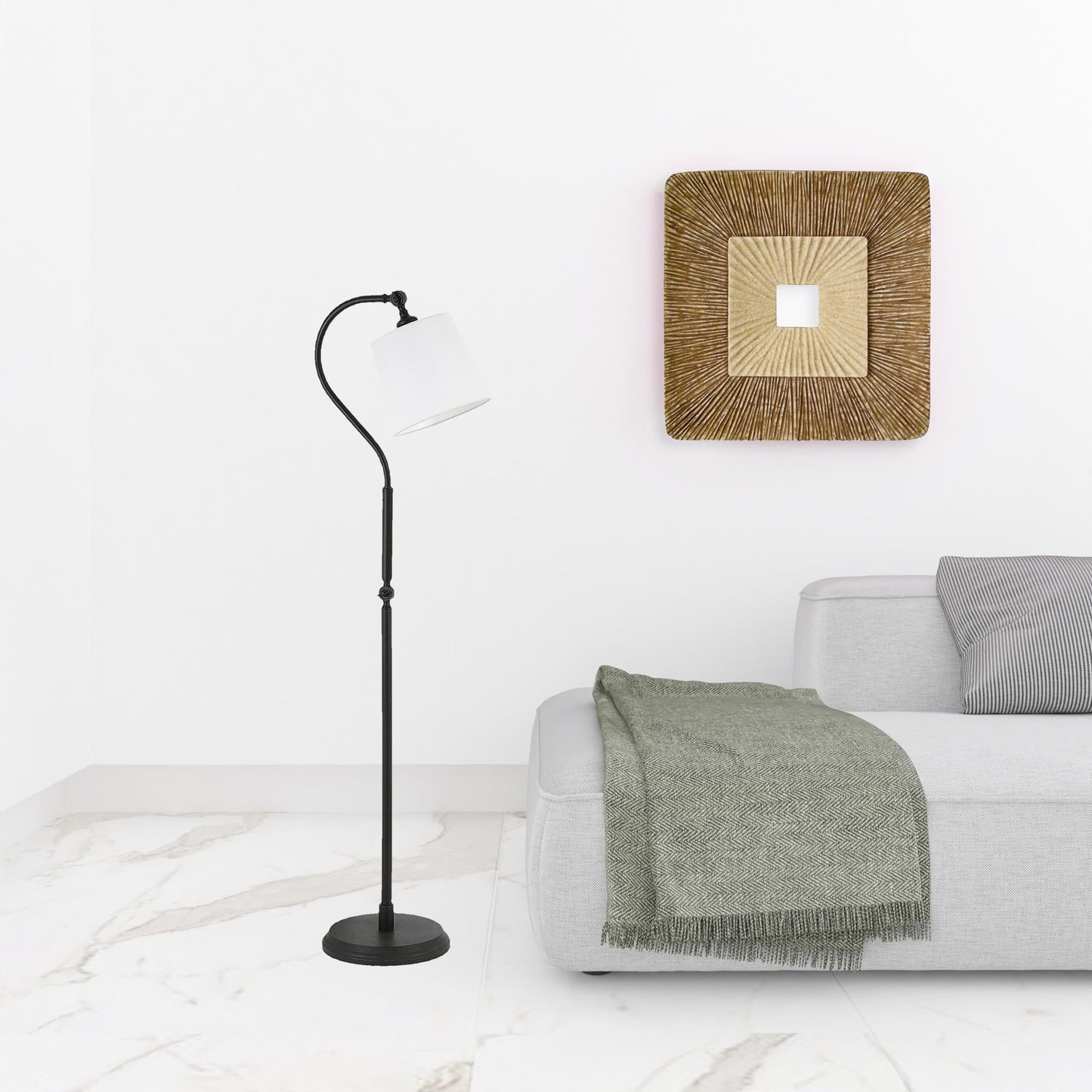 Black Floor Lamp w/ Shade