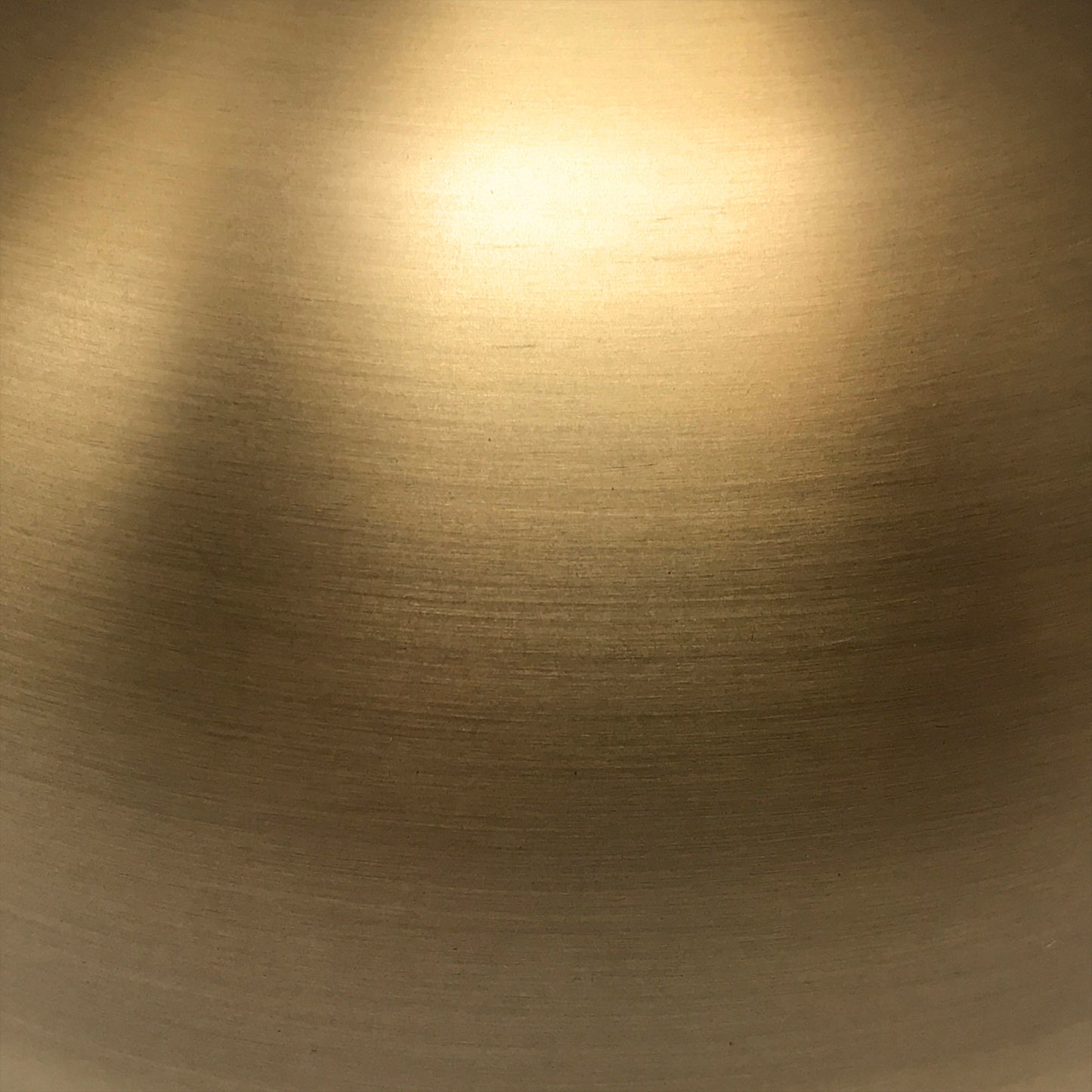 Black Reading Floor Lamp w/ Gold Bowl Shade
