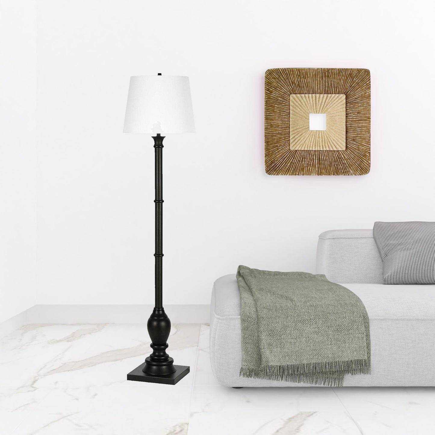 Black Floor Lamp w/ Shade