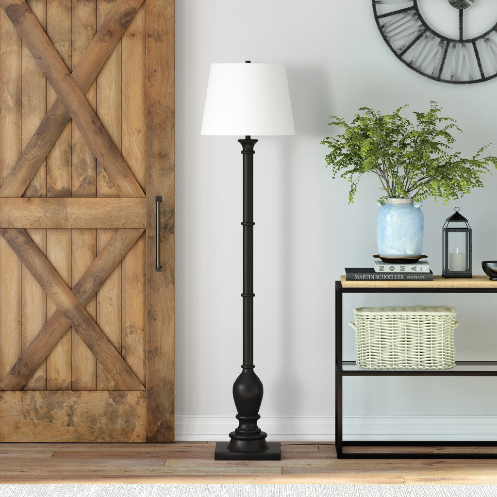 Black Floor Lamp w/ Shade