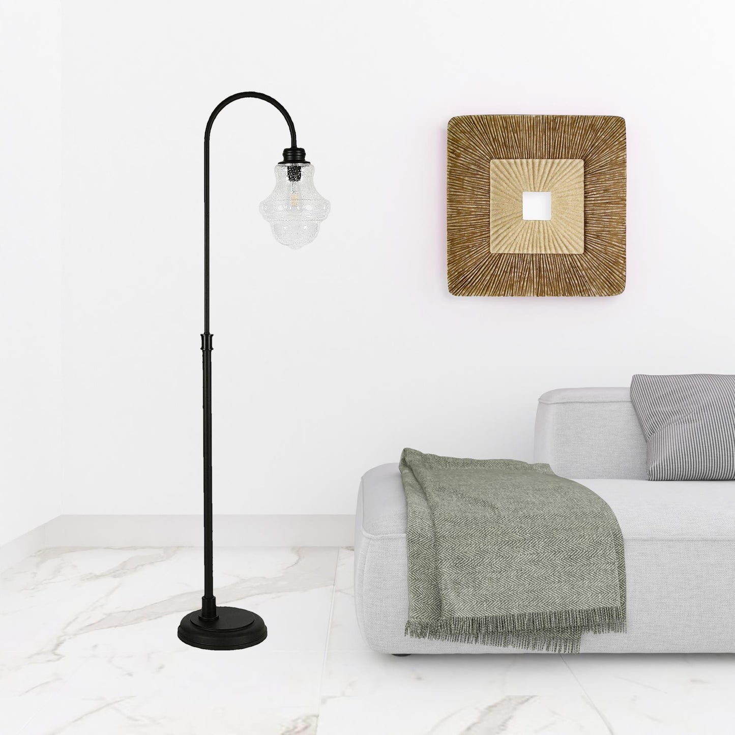 Black Floor Lamp w/ Shade