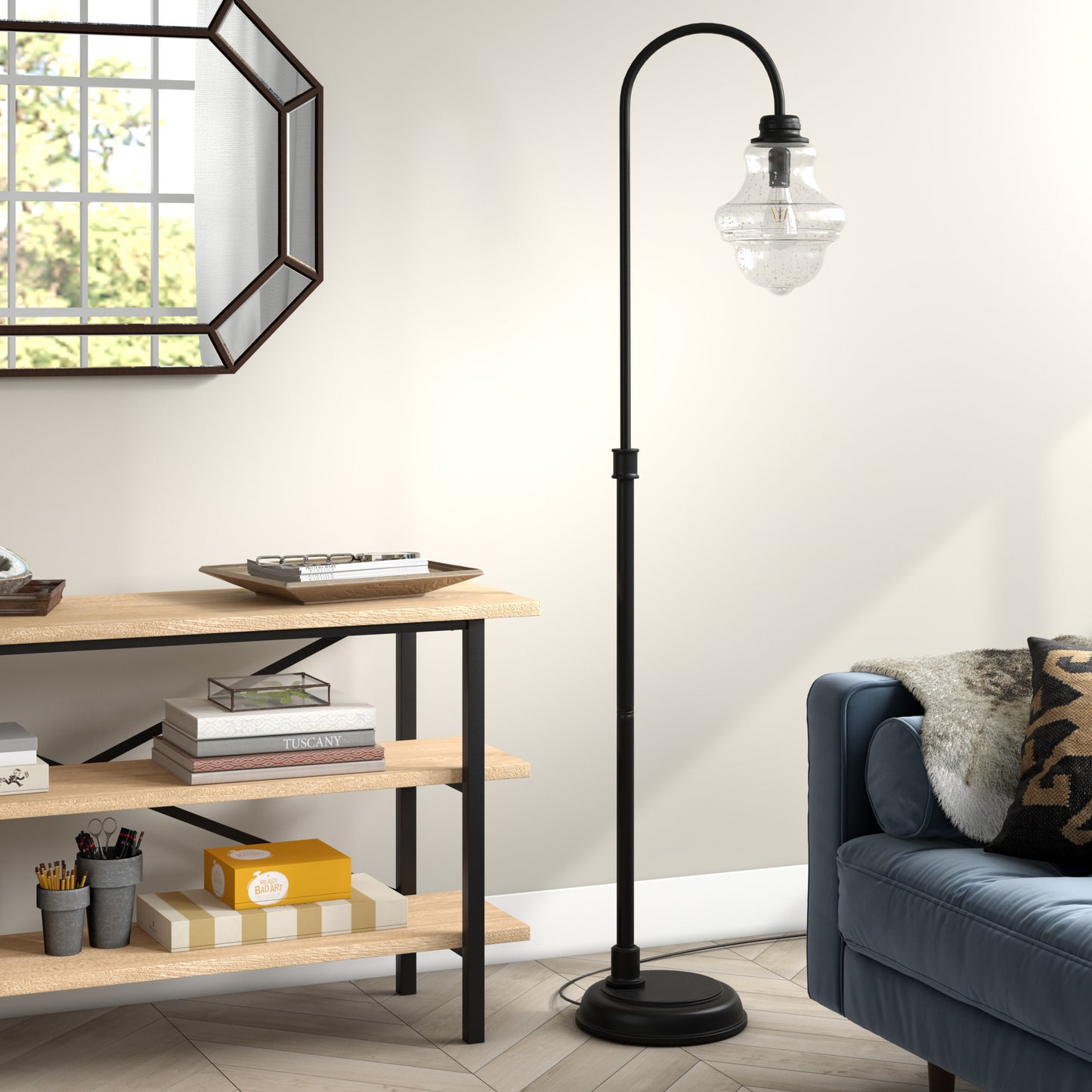 Black Floor Lamp w/ Shade