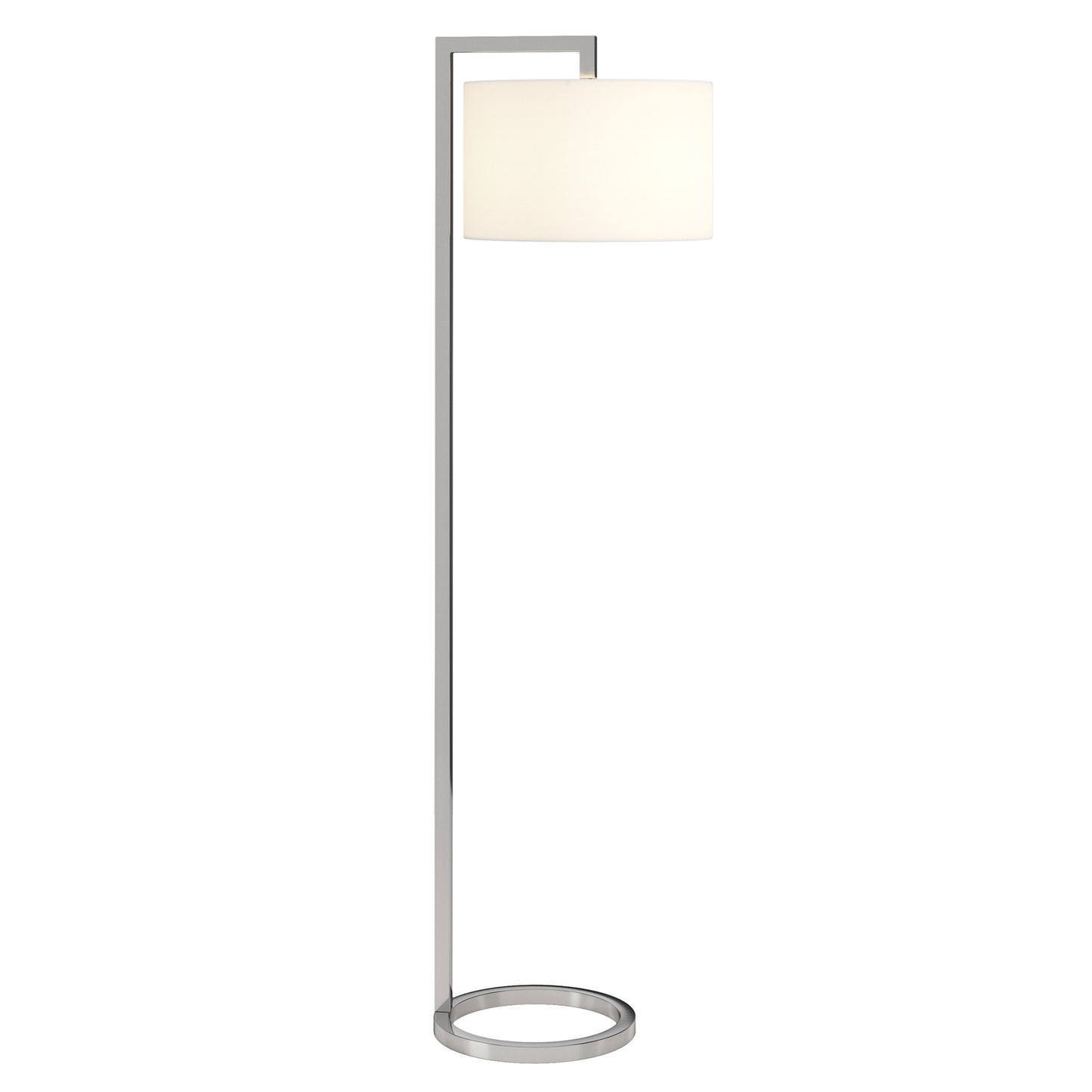 Nickel Floor Lamp w/ Shade