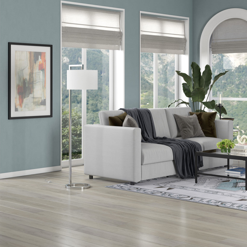 Nickel Floor Lamp w/ Shade