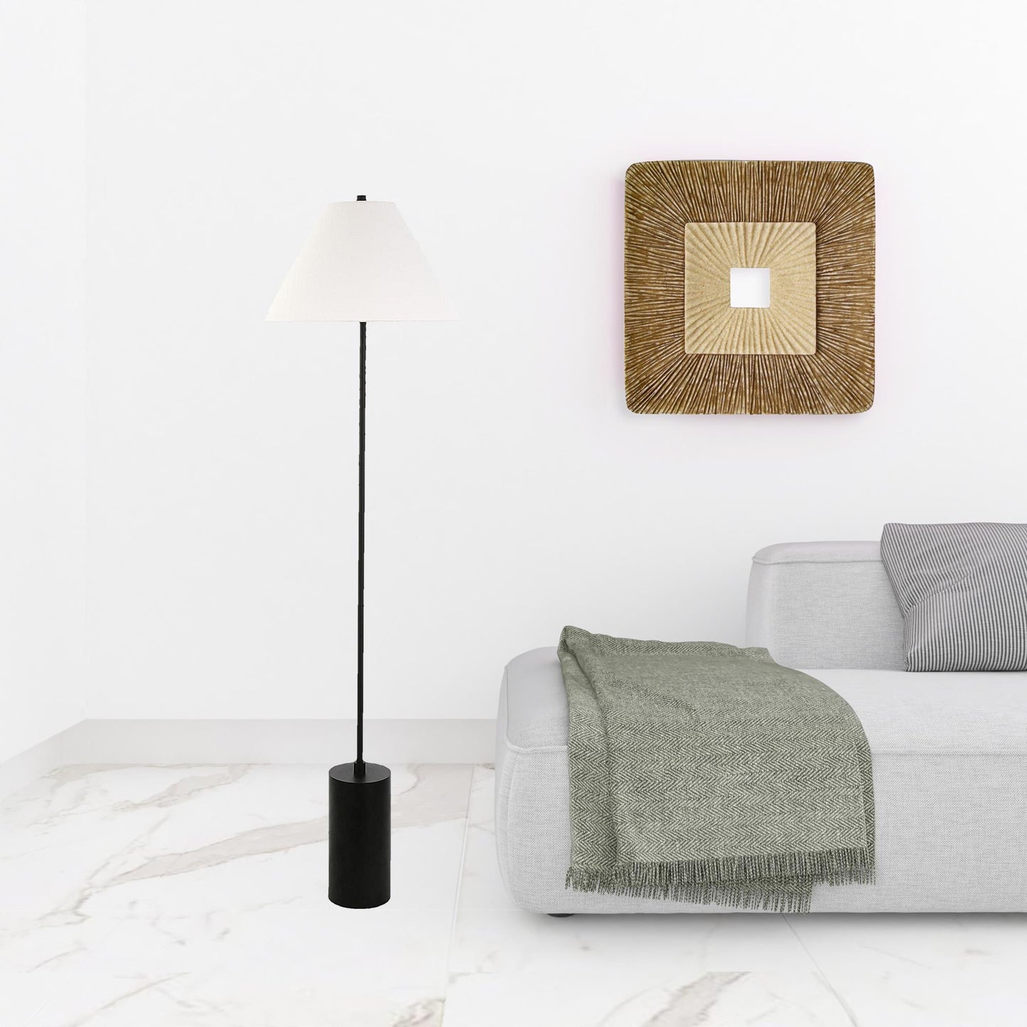 Black Floor Lamp w/ Shade