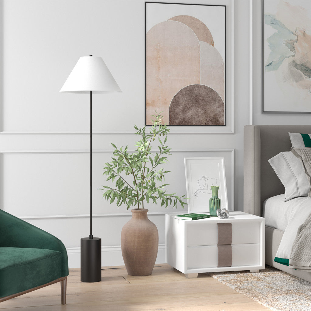 Black Floor Lamp w/ Shade