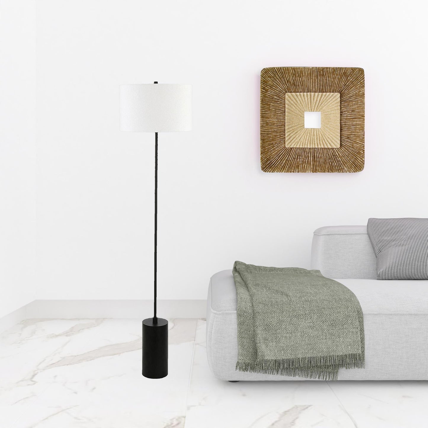Black Floor Lamp w/ Shade