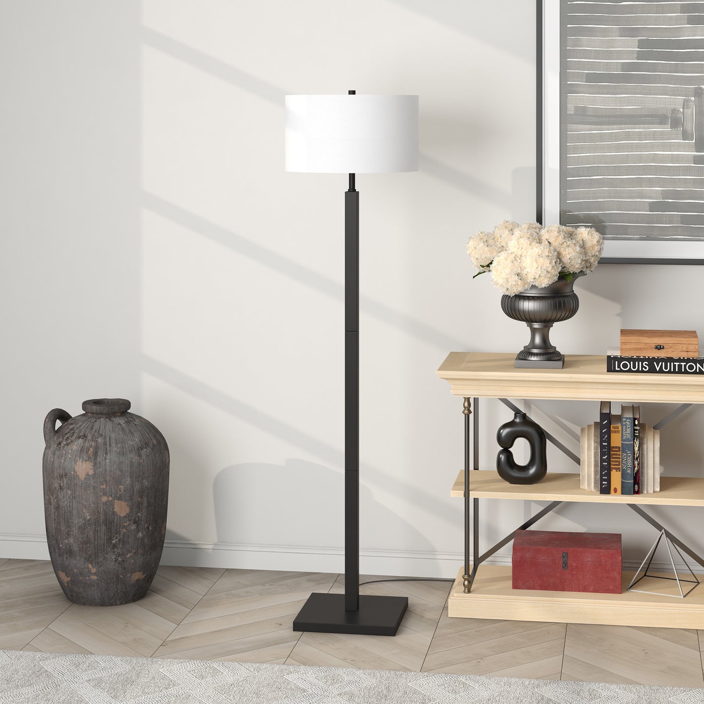 Black Floor Lamp w/ Shade