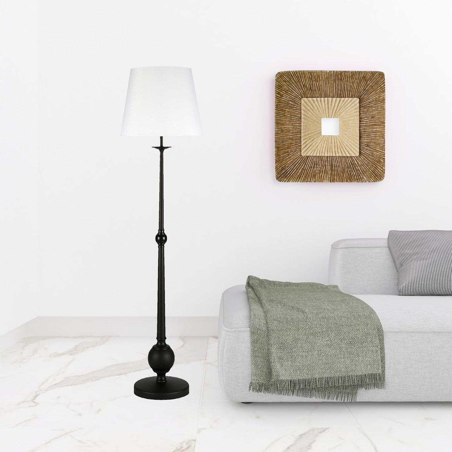 Black Floor Lamp w/ Shade