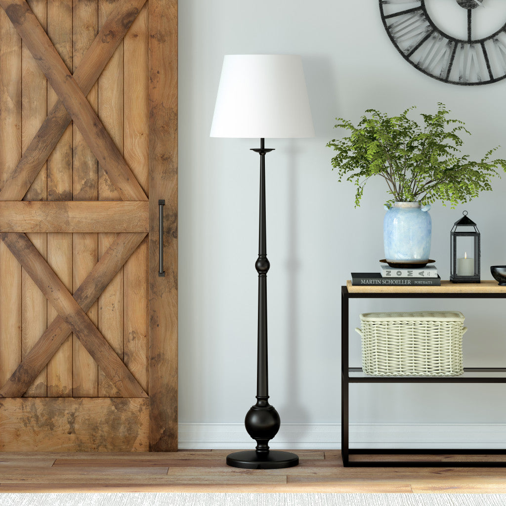 Black Floor Lamp w/ Shade