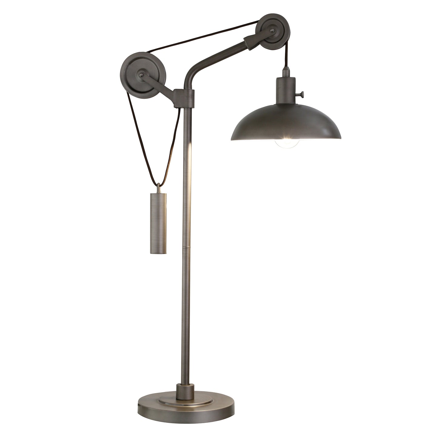 Gray Adjustable Desk Table Lamp w/ Gray Shade