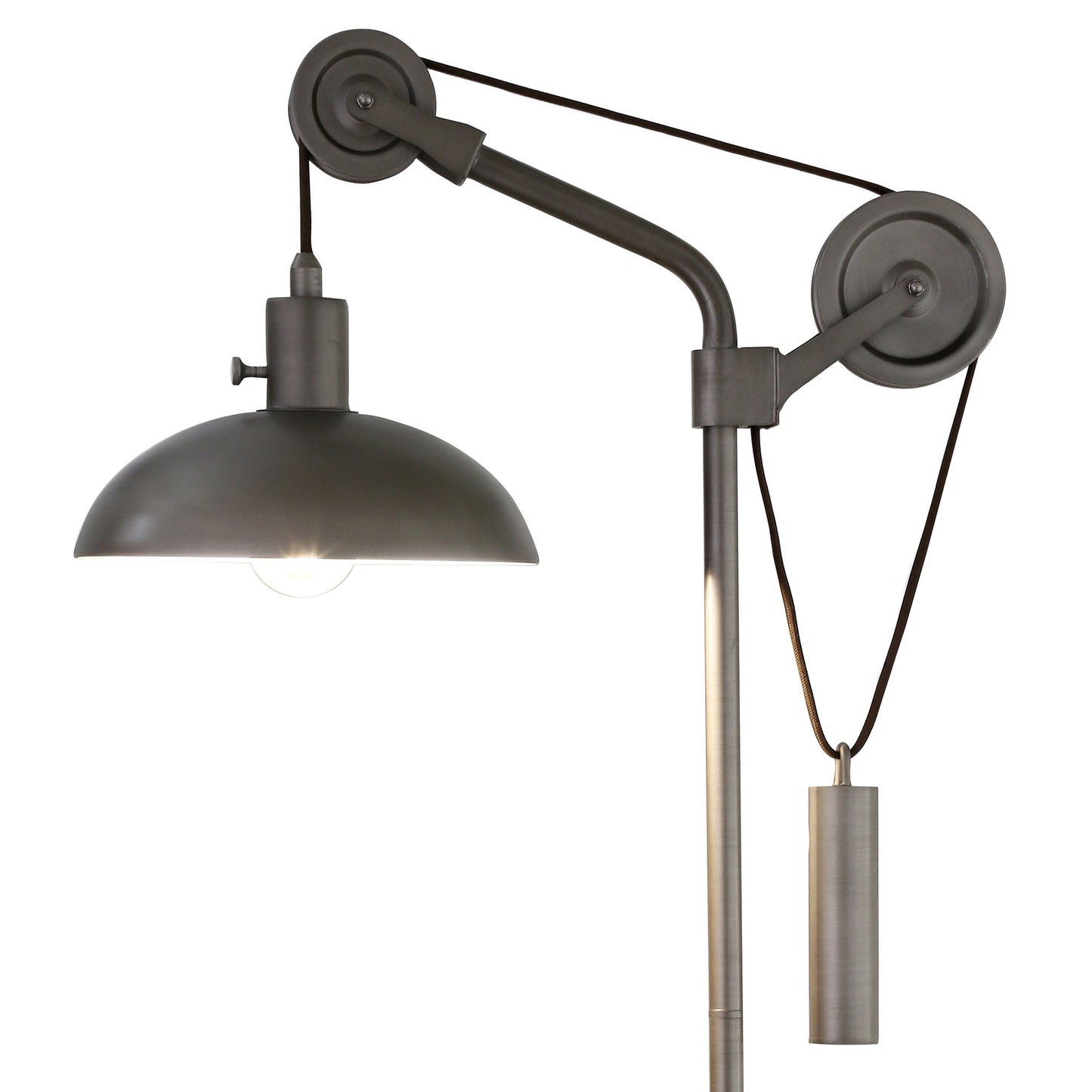 Gray Adjustable Desk Table Lamp w/ Gray Shade