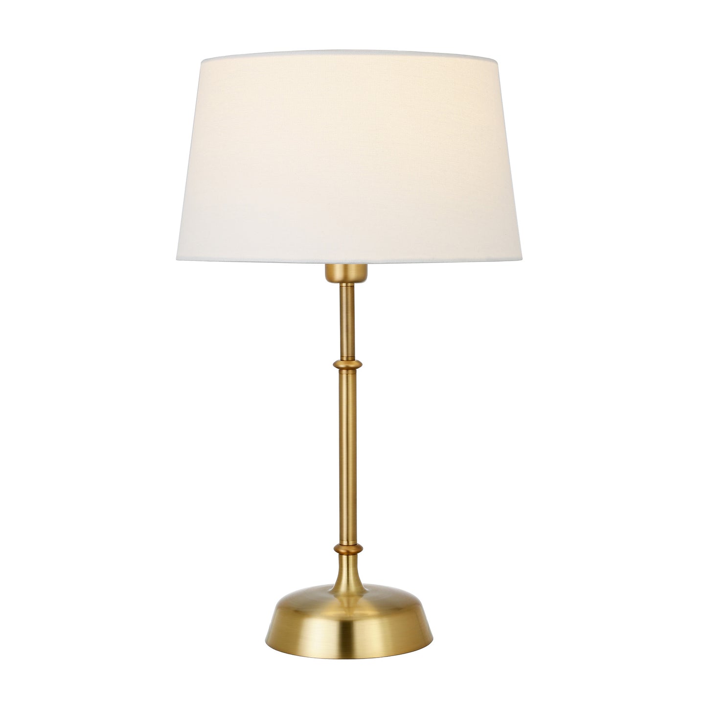 Brass Table Lamp w/ Shade