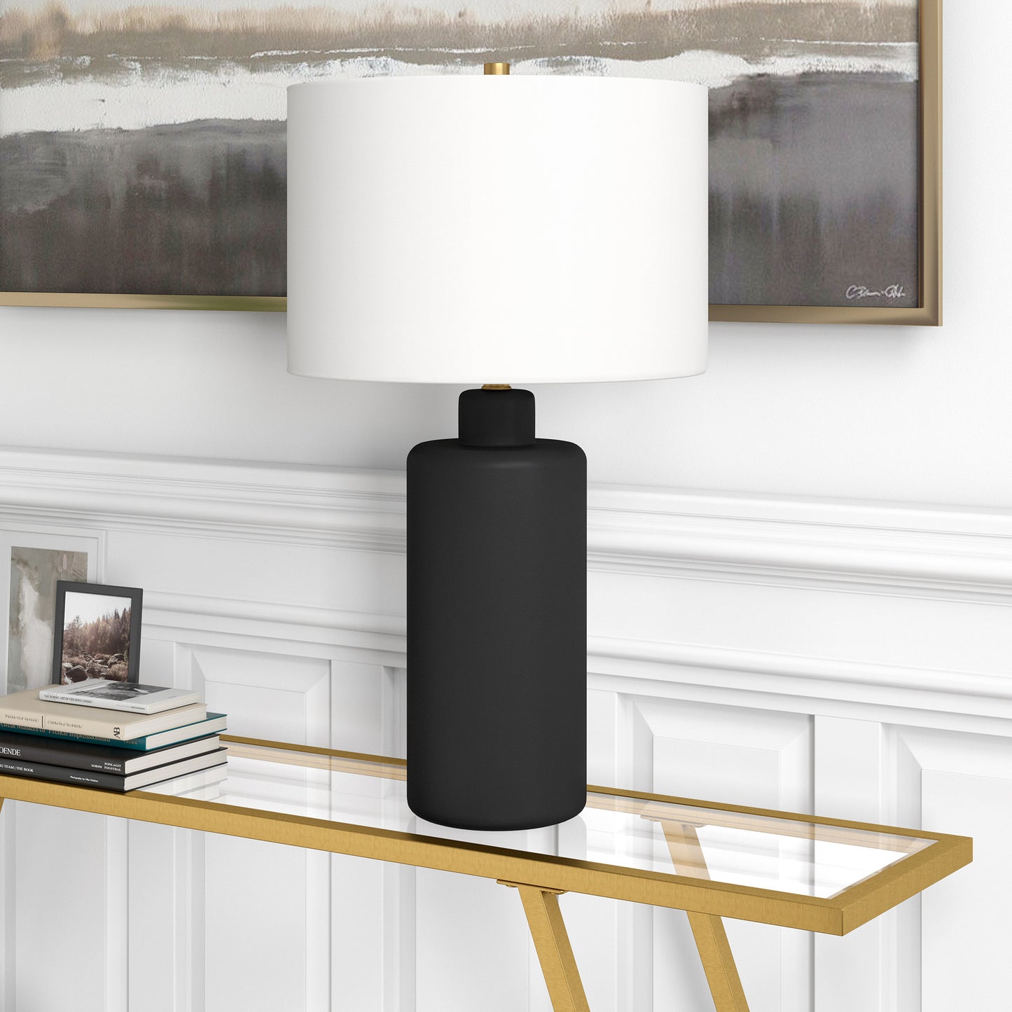 Black Table Lamp w/ Shade