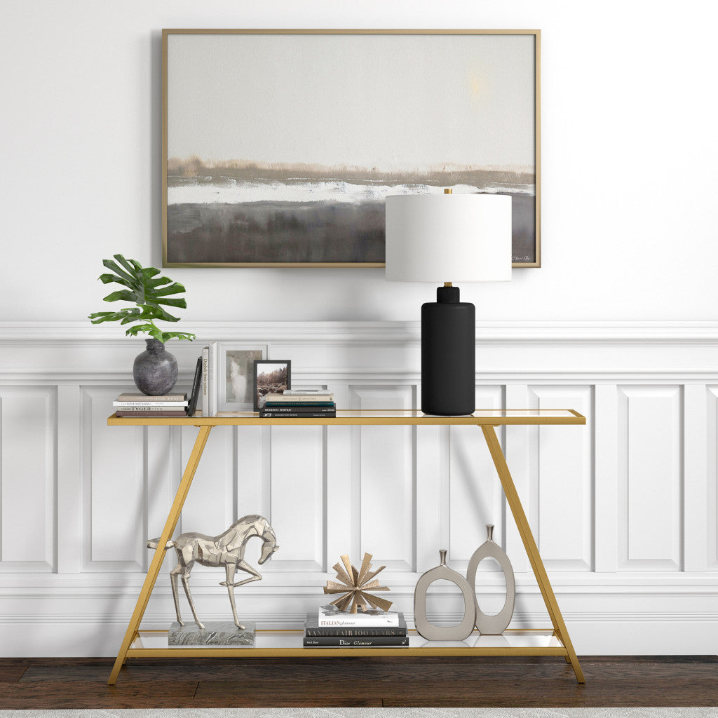 Black Table Lamp w/ Shade