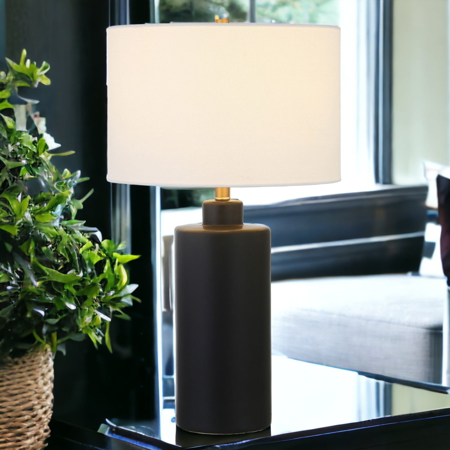 Black Table Lamp w/ Shade
