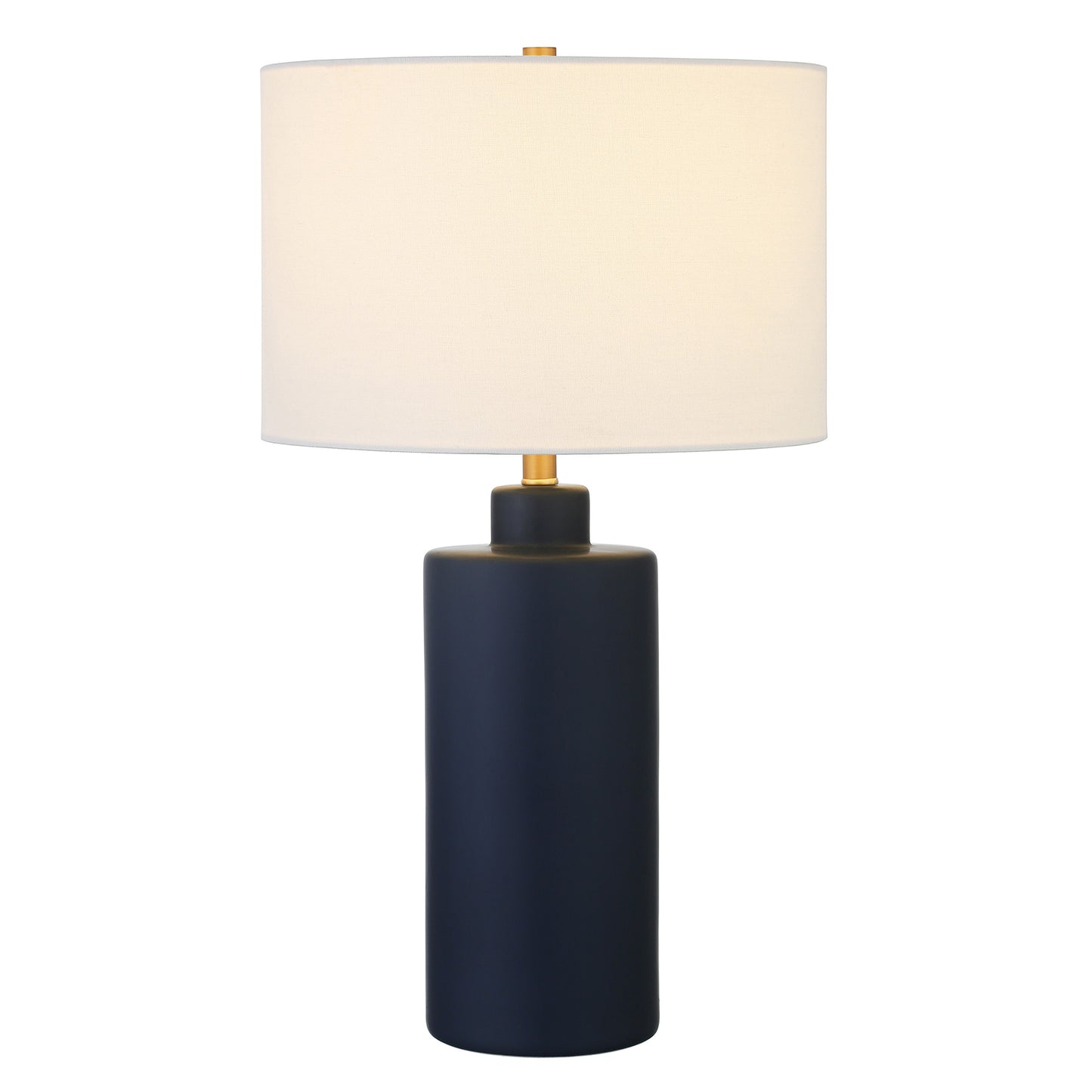 Navy Blue Table Lamp w/ Shade