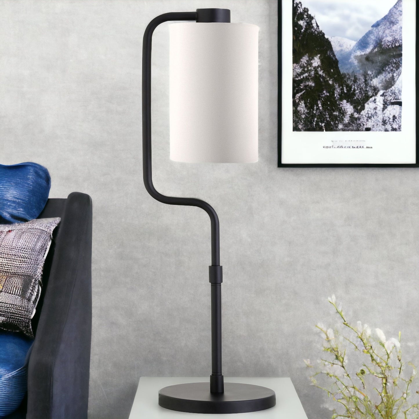 Black Table Lamp w/ Shade
