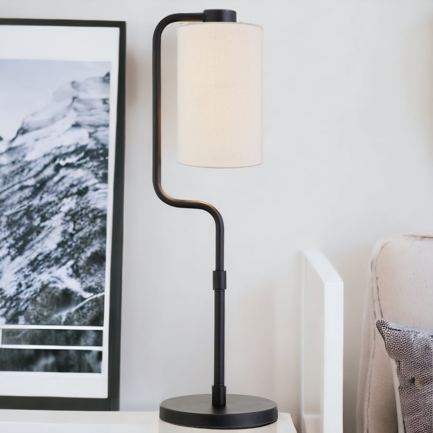 Black Table Lamp w/ Shade