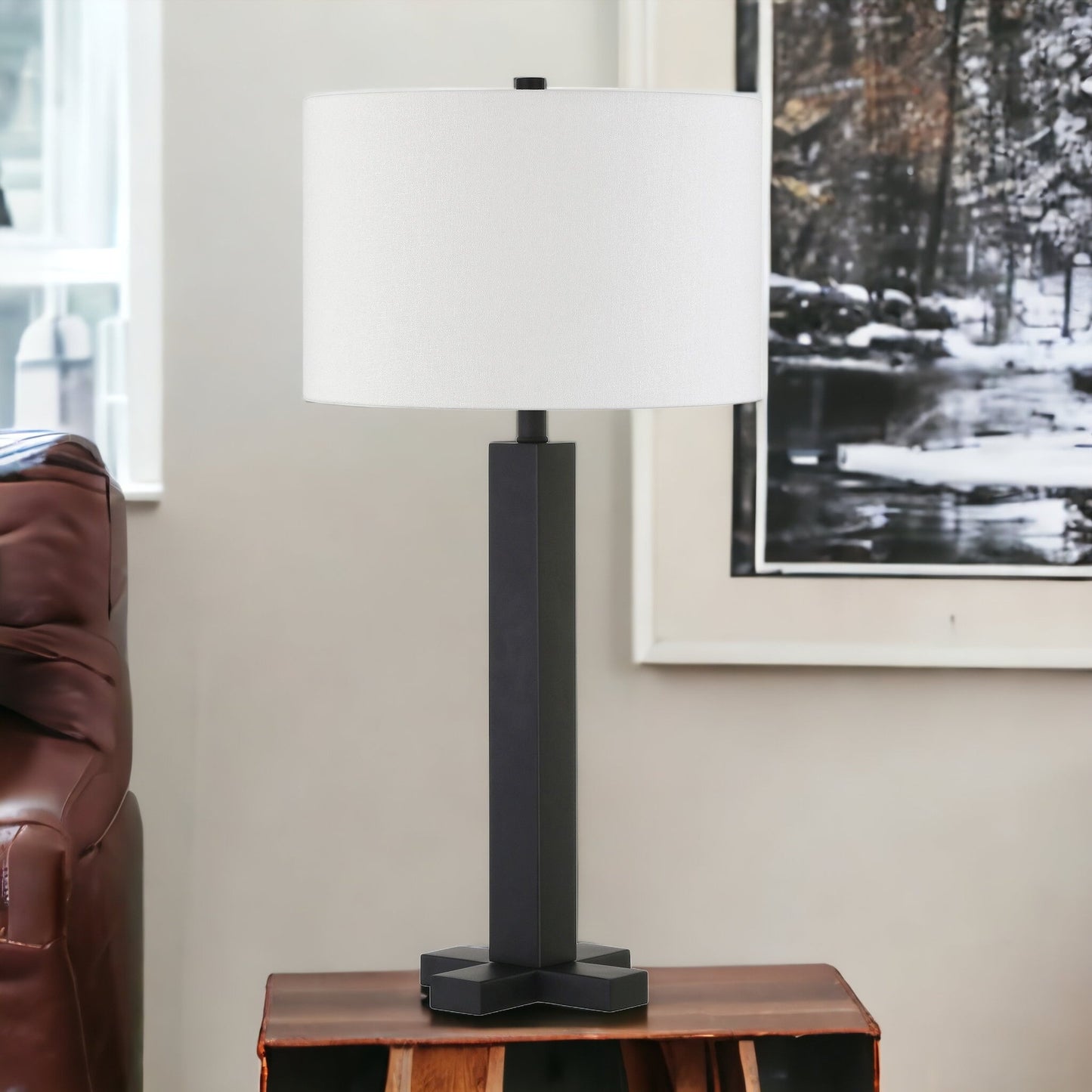 Black Table Lamp w/ Shade