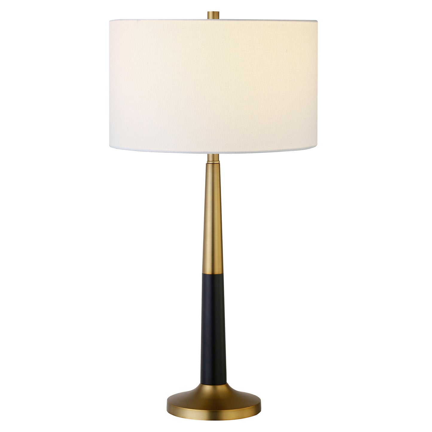 Black & Gold Table Lamp w/ Shade
