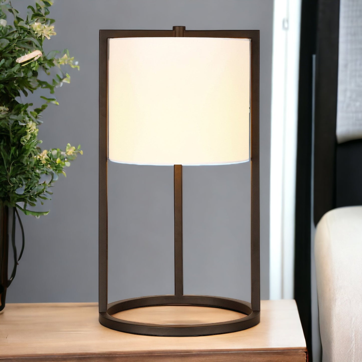 Black Table Lamp w/ Shade