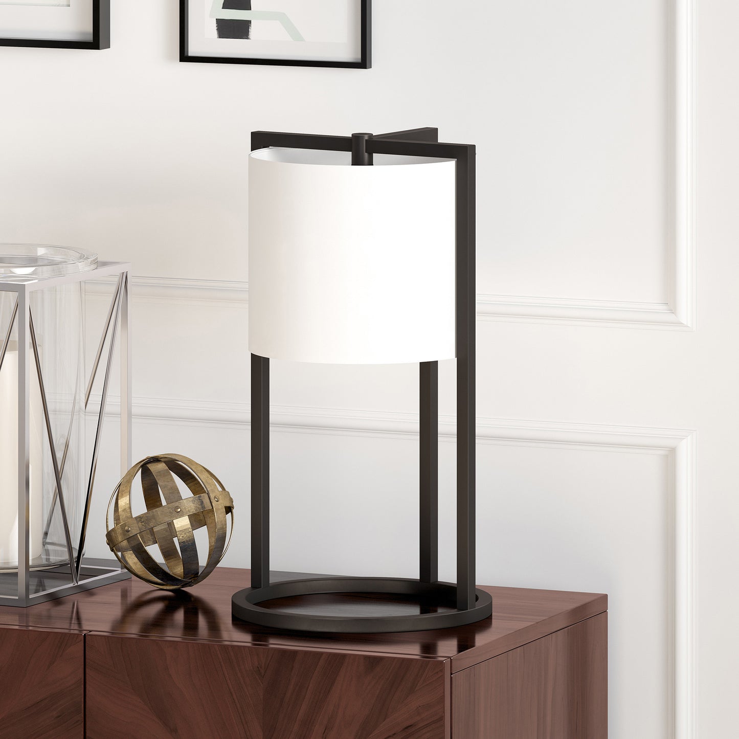 Black Table Lamp w/ Shade