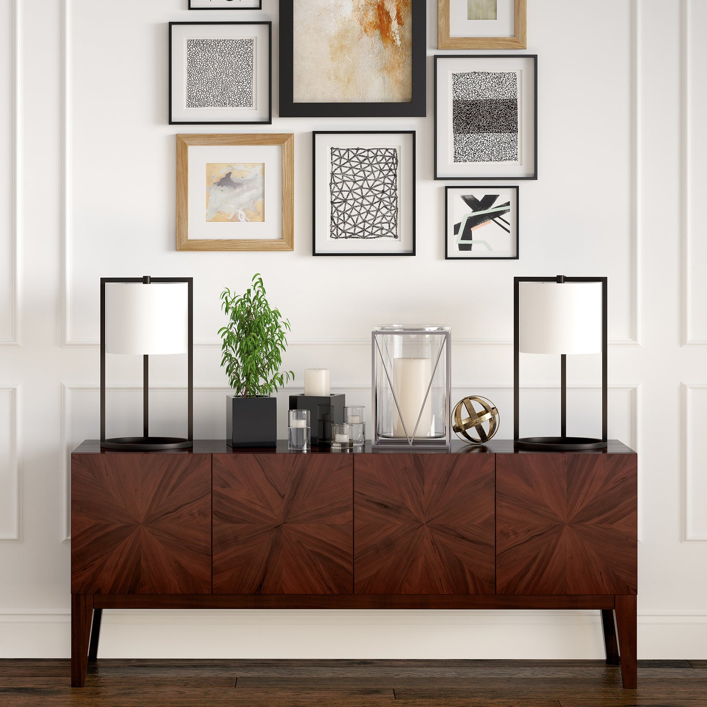 Black Table Lamp w/ Shade
